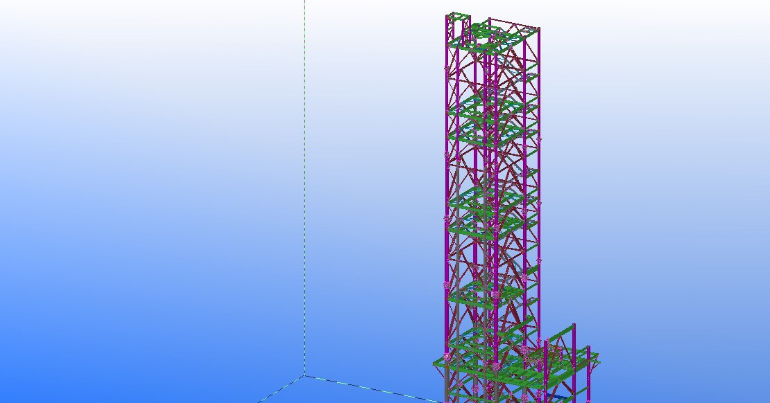 Tekla 3D model — Reliance Jamnagar steel detailing