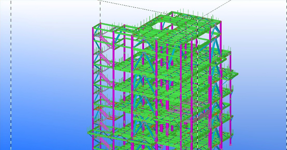 Tekla 3D steel detailing model — MEGA PP Reliance Jamnagar